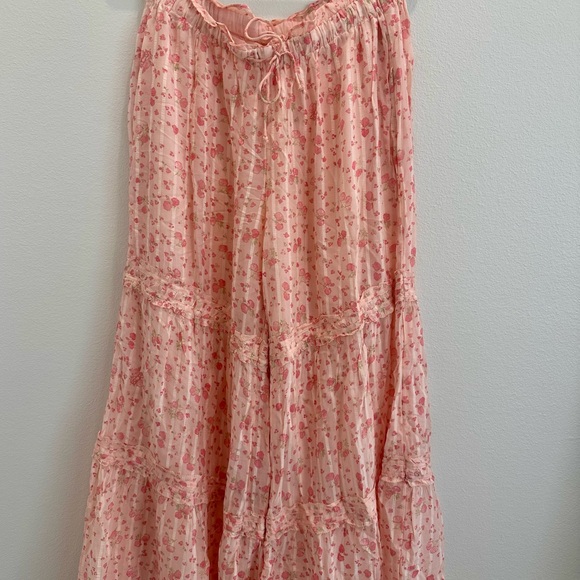 Free People Pink Floral Emmaline Pants - Picture 5 of 7